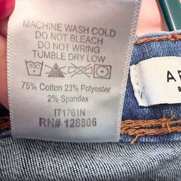 AP Blue by Aphrodite Jeans Destroyed  Skinny Tall Jeans  9 - Picture 9 of 10